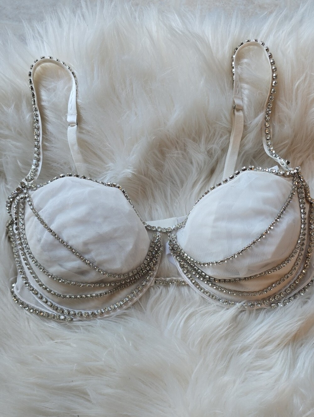 Atelier Victoria's Secret Wicked Crystal Balconette Bra S DD